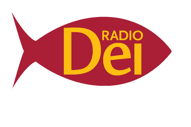 radio dein logo, kalan sisällä teksti