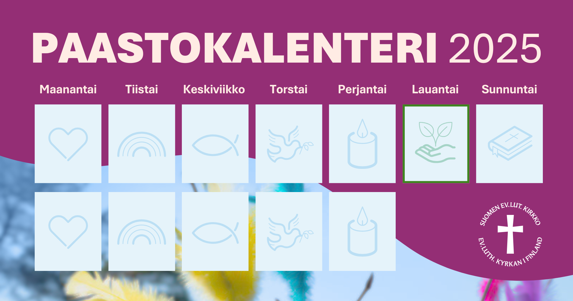 Osa paastokalenterista.