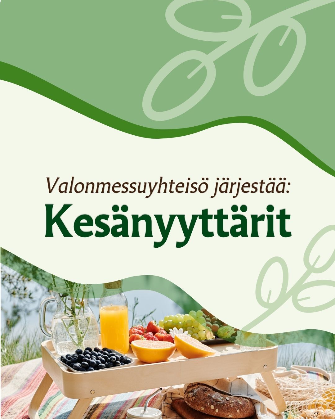 Mainosjuliste, jossa teksti 