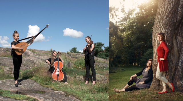 Musiikkia tuomiokirkossa Kuva esiintyjistä.