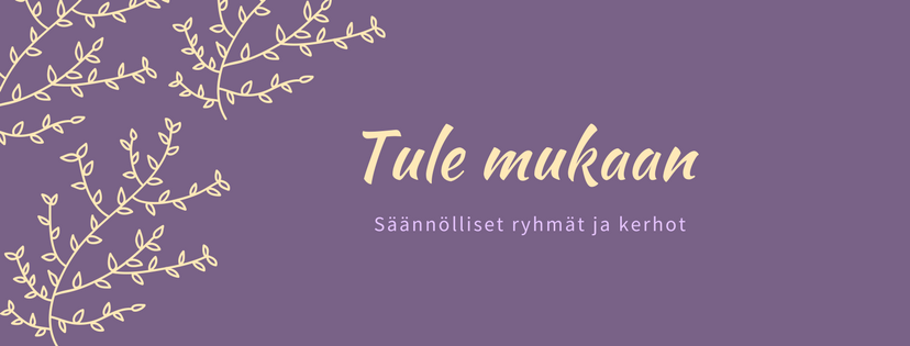 Tule mukaan säännölliset kerhot ja ryhmät porvoon seurakunnassa